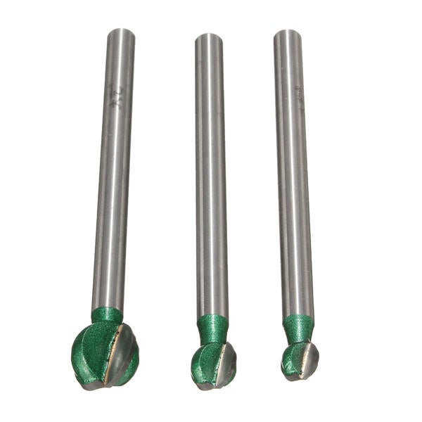 8/10/12/14mm Steel Pill Cutter 6mm Shank Woodworking Ball Shape Milling Carving Tool