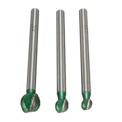 8/10/12/14mm Steel Pill Cutter 6mm Shank Woodworking Ball Shape Milling Carving Tool