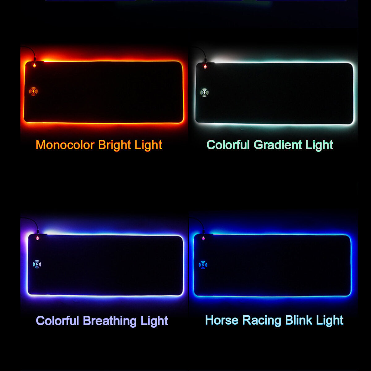 Charging Mouse Pad 15W/10W/7.5W/5W Mobile Phone RGB Gaming Mouse Pad