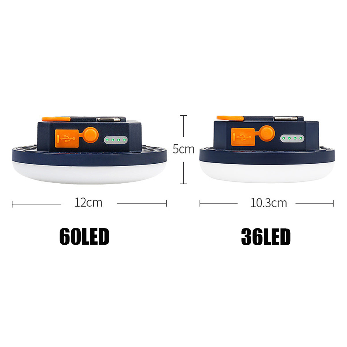 Camping Light Large Capacity Battery LED Tent Light USB Rechargeable Lantern Portable Emergency Night Market Light