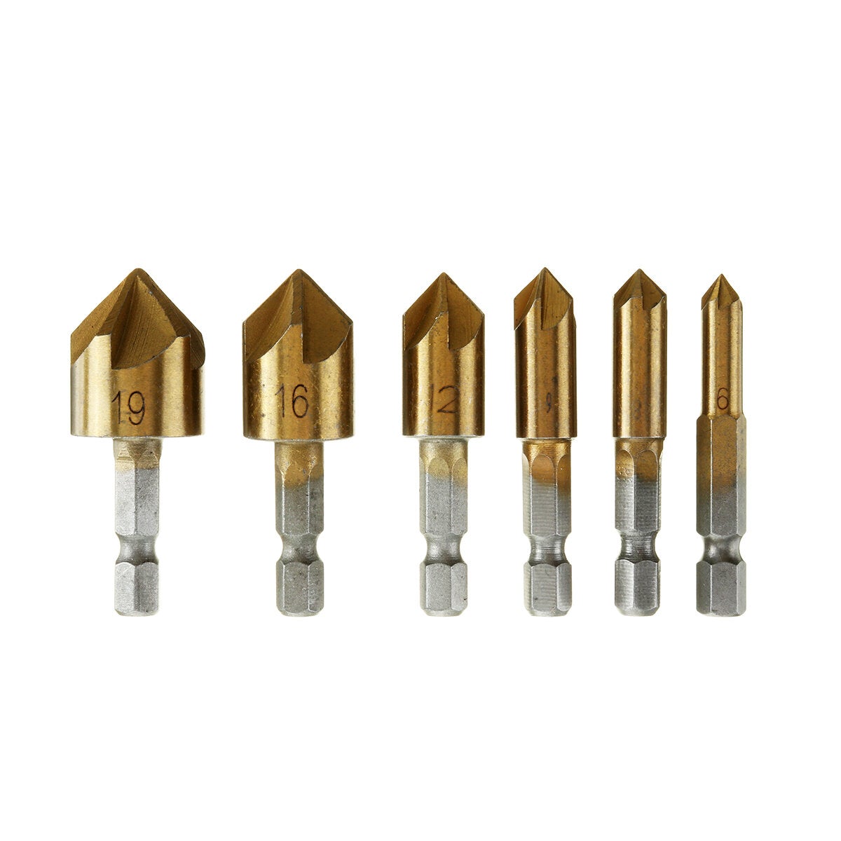 23 Pack Woodworking Chamfer Countersink Drill Bit