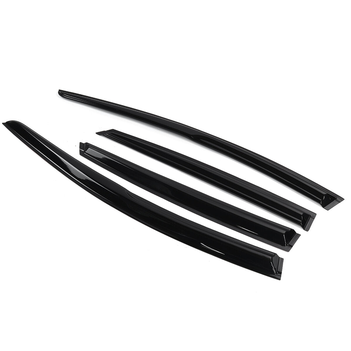 4Pcs Plastic Exterior Visor Vent Shades For FORD FOUCUS 2009-2018 Window Sun Rain Guard Deflector