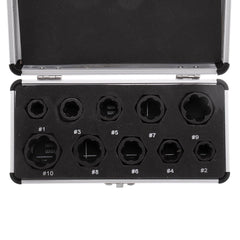 10Pcs Impact Low Profile Damaged Bolt Nut Extractor Remover Socket Tool Set Bolt Nut Screw Removal Socket Wrench