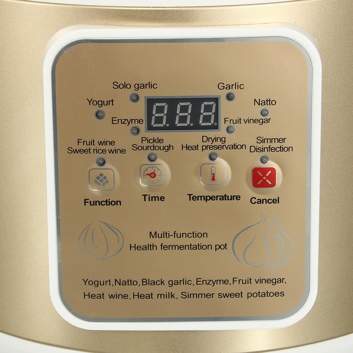 6L Large Capacity Automatic Black Garlic Fermenter Yoghurt Natto Maker Machine