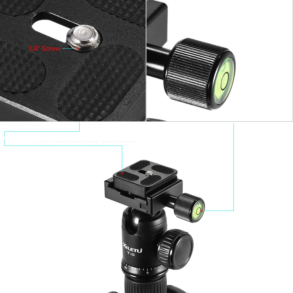Ultra Compact Desktop Mini Tripod Kit with Ball Head for Canon Nikon DSLR Camera