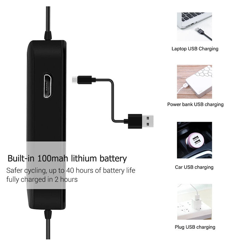 Wired microphone Clip-on Lavalier Noise Reduction Omni-directional Dual Mics for Smart Phone Camera Recording