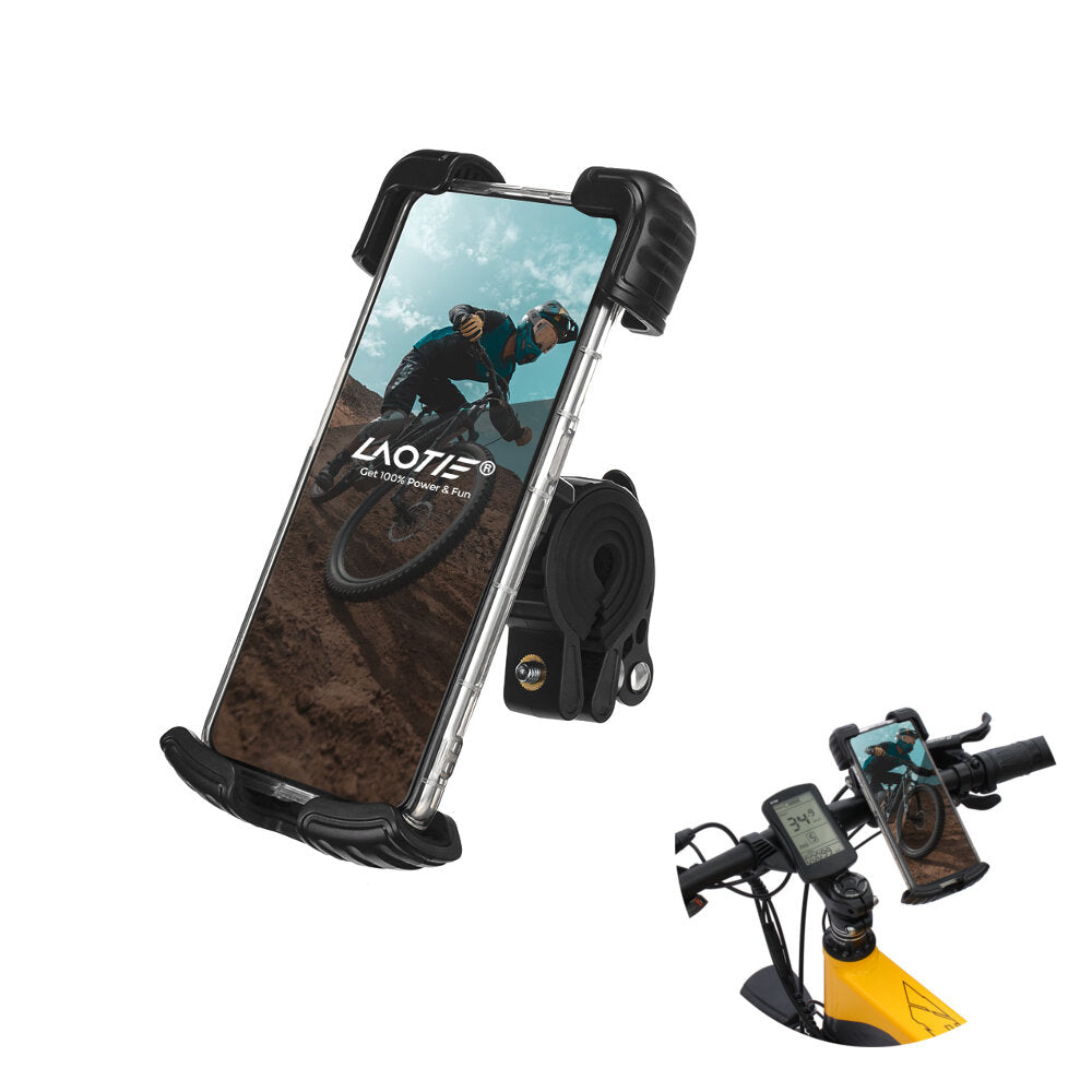 Universal Bike Phone Holder Bicycle Mobile Cellphone Holder Electric Scooter Motorcycle Suporte Shockproof For 4.7"-6.8" Cell Phone