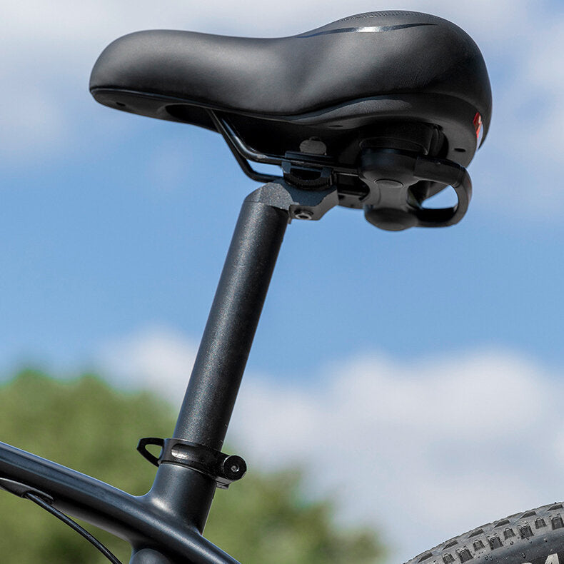Bike Saddle Rainproof PU Surface Soft Foam Shockproof Streamlined