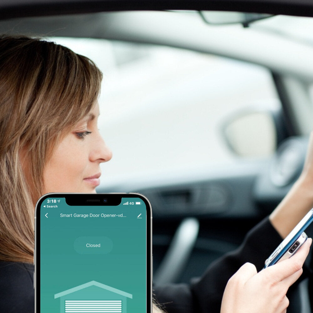 Smart WiFi Garage Door Opener Controller Siri Voice Control Works with Alexa Goggle