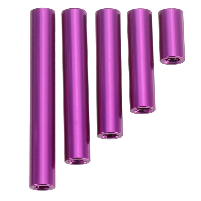 M3 Aluminum Alloy Standoff Studs 10-35mm Purple Round PCB Board Standoffs 10pcs