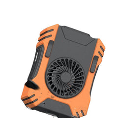 Portable Mini Mute Desktop Fan Wireless Folding Telescopic Floor 3 Gear 140Wide Angle Shaking USB Rechargeable with 7200mAh Battery for Home Office
