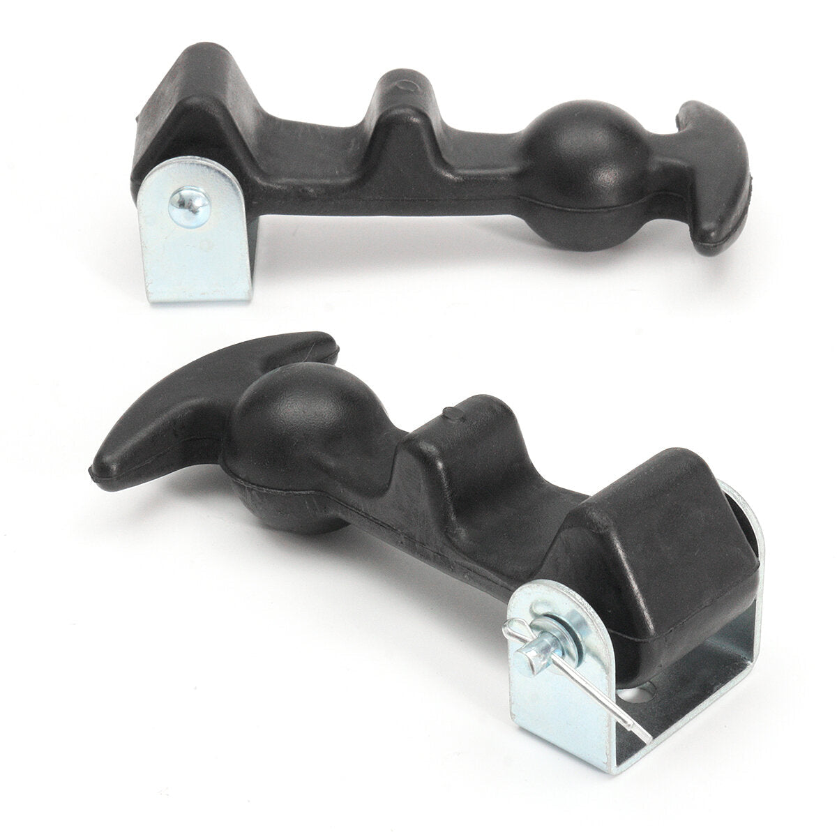 2pcs Bonnet Fastener 112mm Rubber Door Catch Rally Car Horsebox Trailer