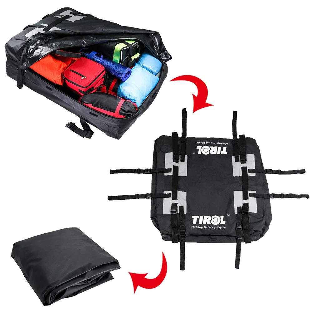 Waterproof Car Roof Top Carrier Cargo Luggage Travel Bag