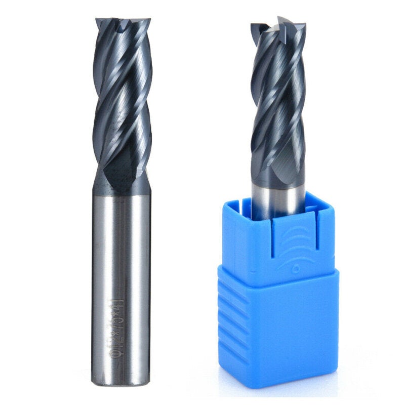 HRC45 1-12mm 4 Flutes Carbide Tungsten Steel Milling Cutter Tool