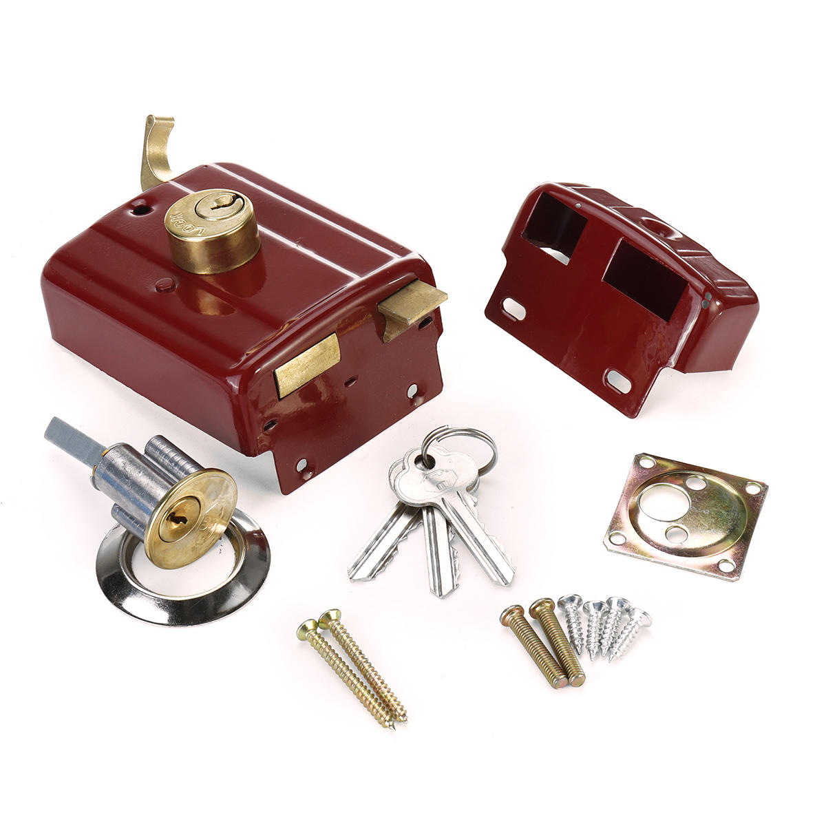 Heavy Duty Lock Security Door Lock Dead Bolt Lock with 3 Keys for Front Door