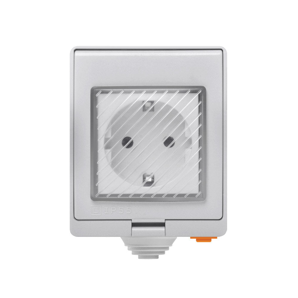 Waterproof WIFI S55 Smart Socket Switch UK/AU/US/FR/DE/ZA Multiple Version Wifi Socket Works With Alexa Google Home