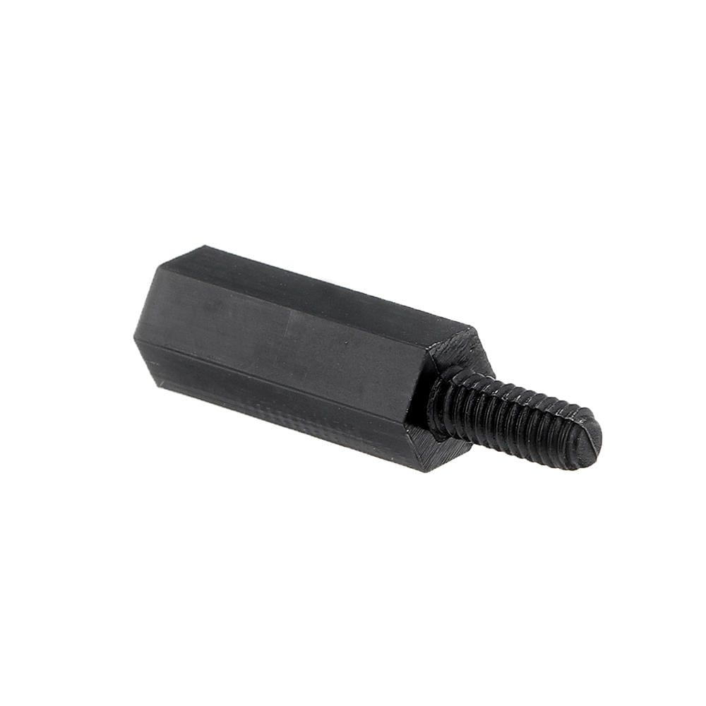 M3NH16 780Pcs M3 Nylon Screw Black Hex Screw Nut Nylon PCB Standoff Assortment Kit