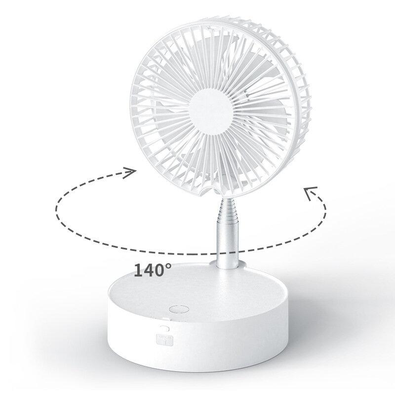 Portable Mini Mute Desktop Fan Wireless Telescopic Floor Spray Humidification with Night Light for Home Office