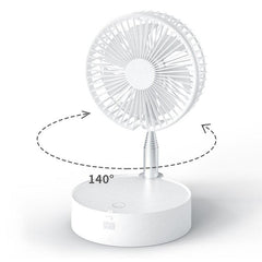 Portable Mini Mute Desktop Fan Wireless Telescopic Floor Spray Humidification with Night Light for Home Office