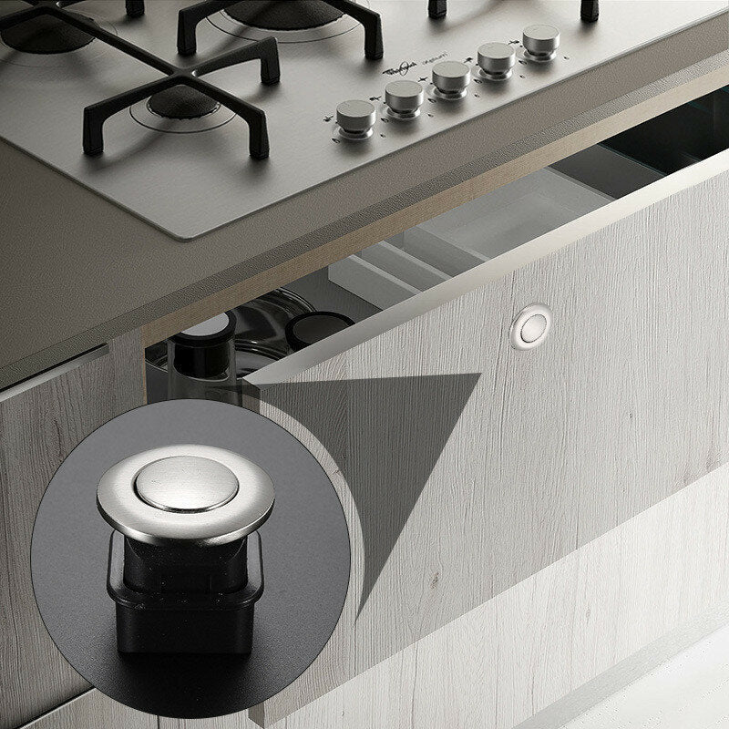 Hidden Door Handles Spring Drawer Pulls Knob Cabinet Handles Knobs Embedded Furniture Handle