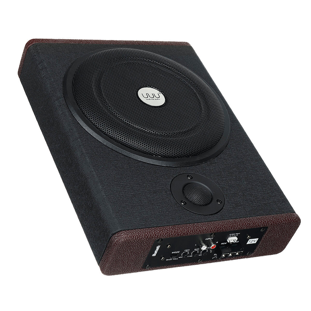 Ultra-thin Car Seat Subwoofer Car Active Subwoofer Audio Speaker Amplifier 10 Inches