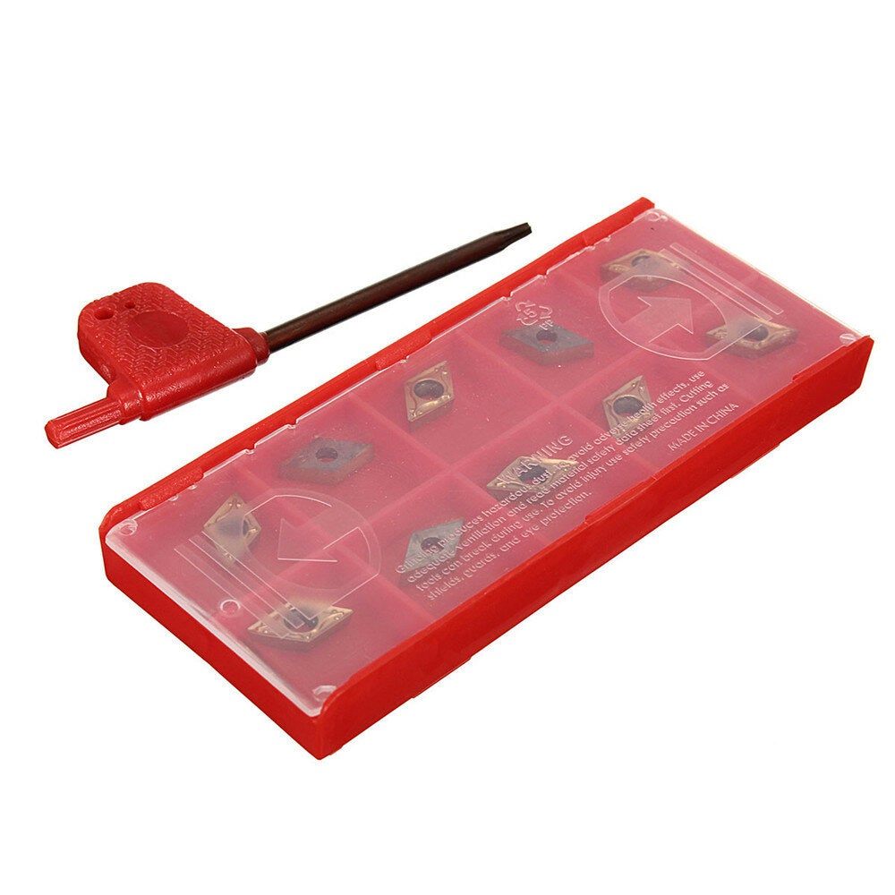 10Pcs Carbide Inserts for Lathe Turning Tool
