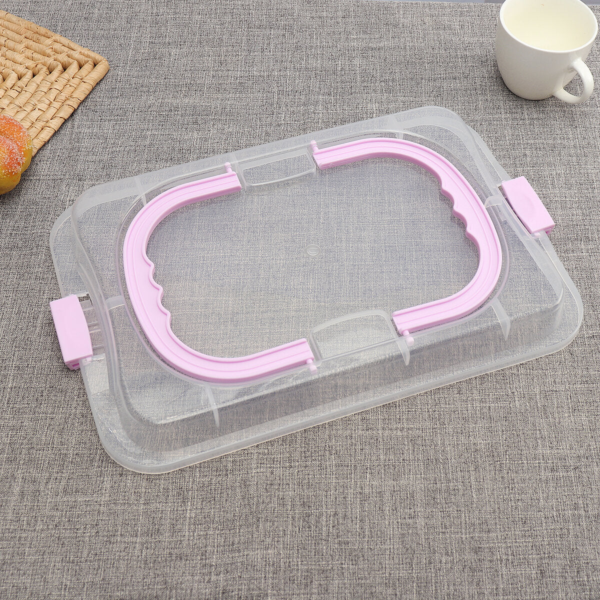 Cake Pan Carbon Steel Cook & Carry Pan Kitchen Baking Tray Bakeware With Lid