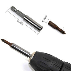 10pcs Socket Drill Bit Holder Hex Shank Magnetic Extension for Screwdriver