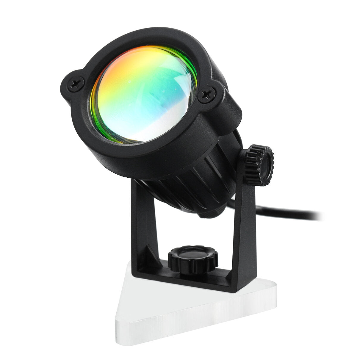 Sun Projection Lamp Anti-glare LED Night Light Romantic Visual Experience Rainbow Projector