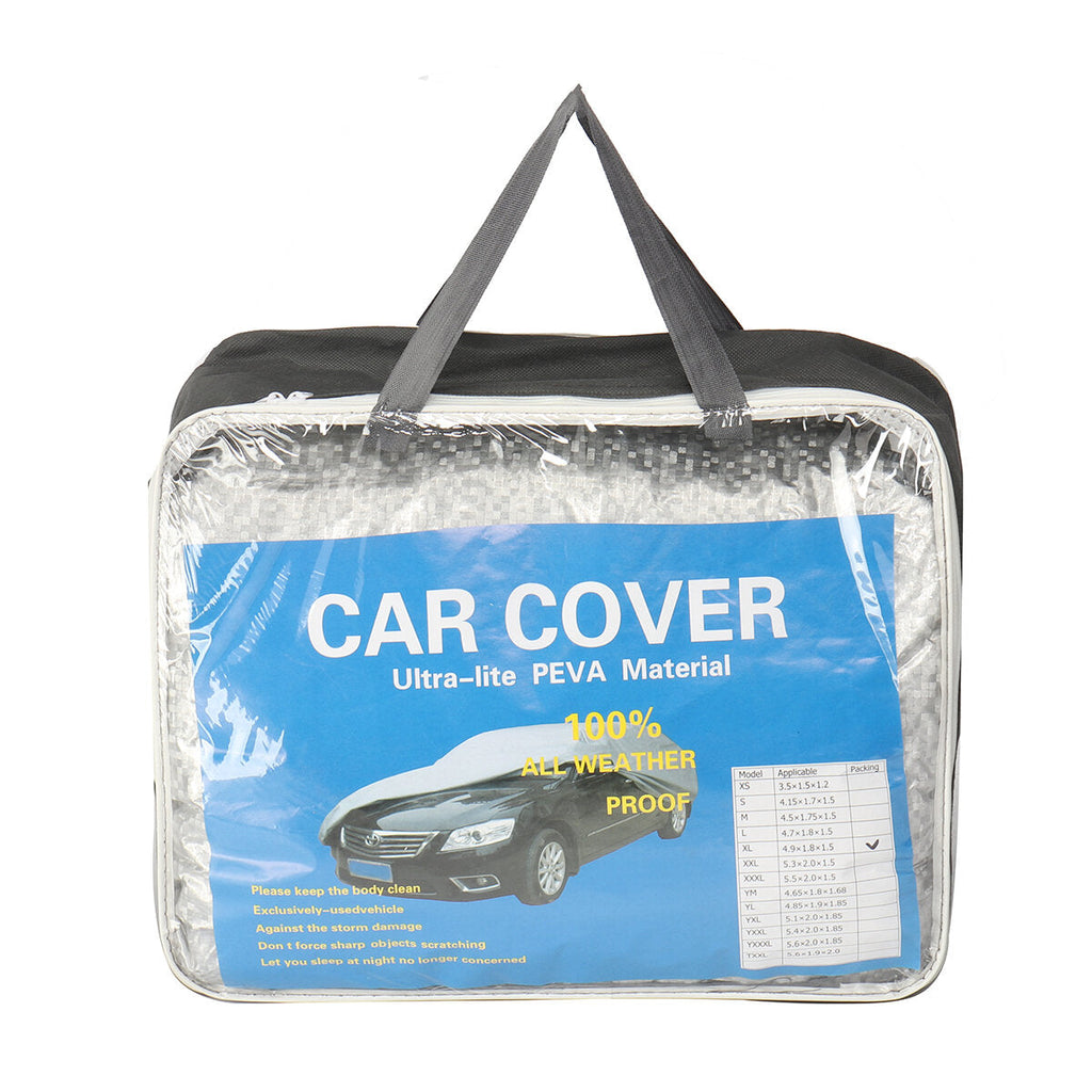 Full Car Cover Reflective Strip Waterproof Anti Snow Sun Shade Anti UV Dustproof