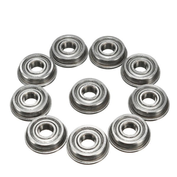 10pcs 5mmx13mmx4mm Double Shielded Flanged Ball Bearing