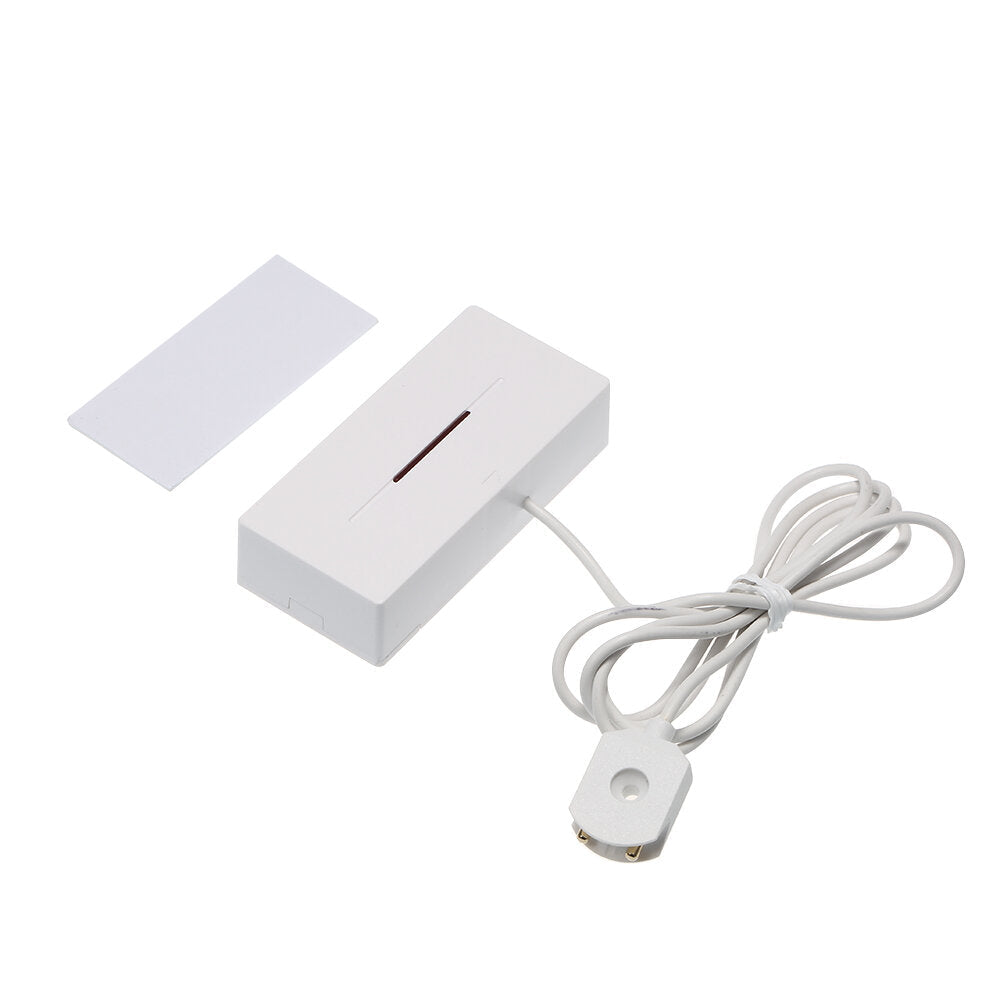 Wireless Water Leakage Sensor Water Leak Intrusion Detector Alert Water Level Overflow Alarm Works With RF Bridge,3Pcs 433MHz