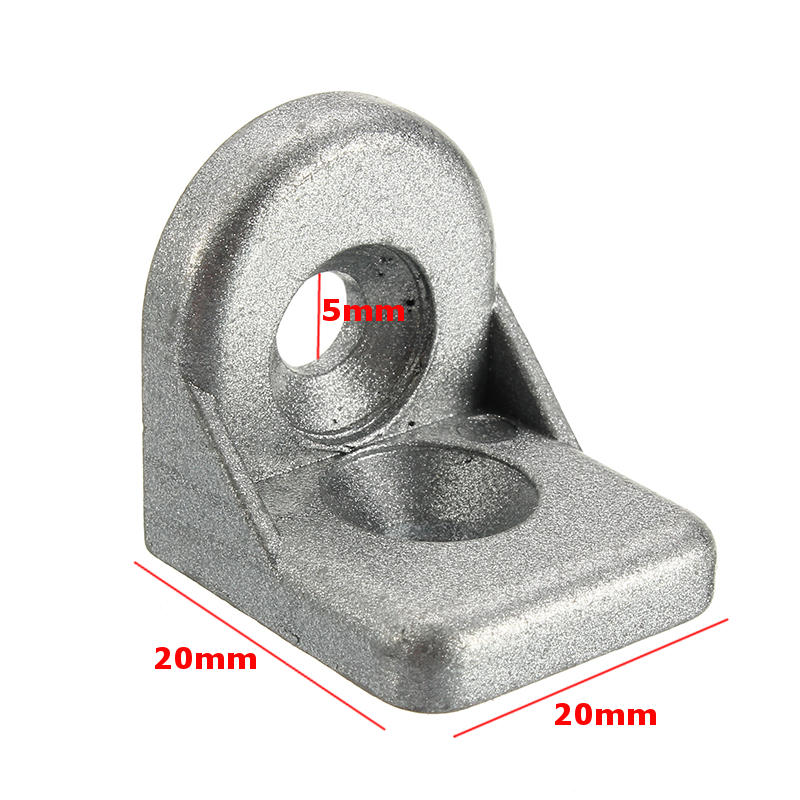 4Pcs Steel Ring Angle Bracket Corner Brackets Zinc alloy 20x20mm