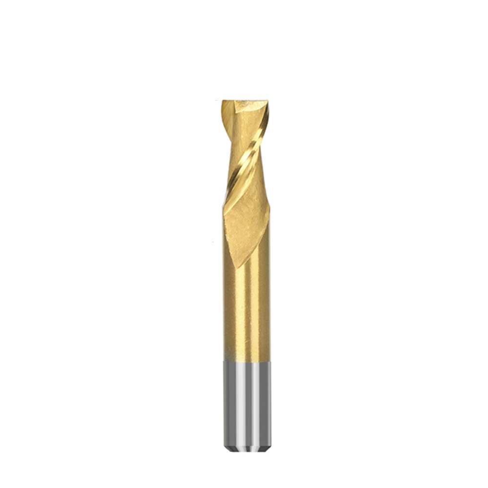 11pcs 2-12 HSS Milling Cutter 2 Flute Spiral End Mill for Wood Metal Aluminum Tool CNC Router Bit