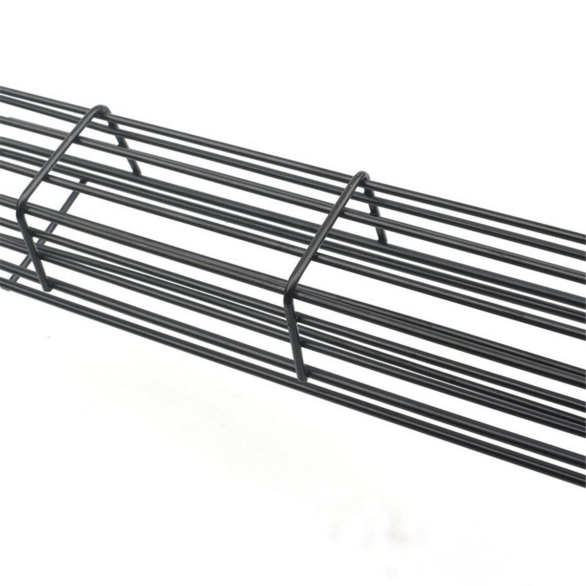 Barbecue Grilling Basket Kabobs Skewers Rack Hot Dog Sausage Rotisserie BBQ Tool