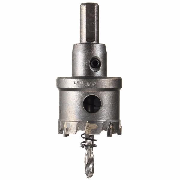 25mm - 45mm Carbide Tip Metal Cutter Hole Saw with Wrench/ Twist Drill Bit