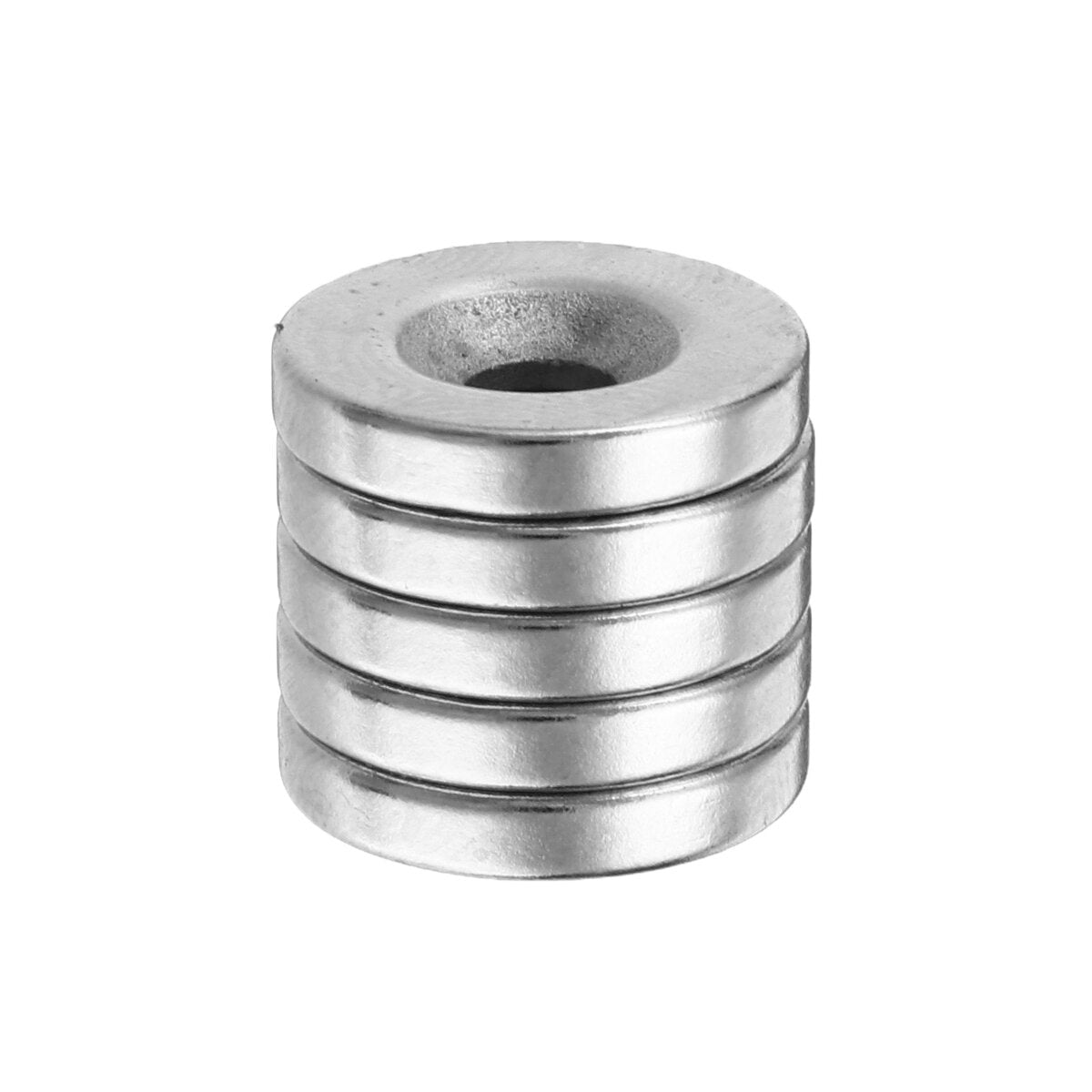 5pcs N52 15x3mm 4mm Hole Strong Round Countersunk Ring Magnets Rare Earth Neodymium Magnets