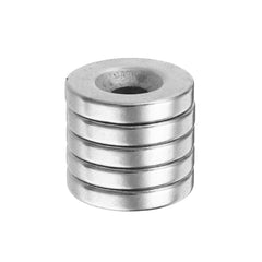 5pcs N52 15x3mm 4mm Hole Strong Round Countersunk Ring Magnets Rare Earth Neodymium Magnets