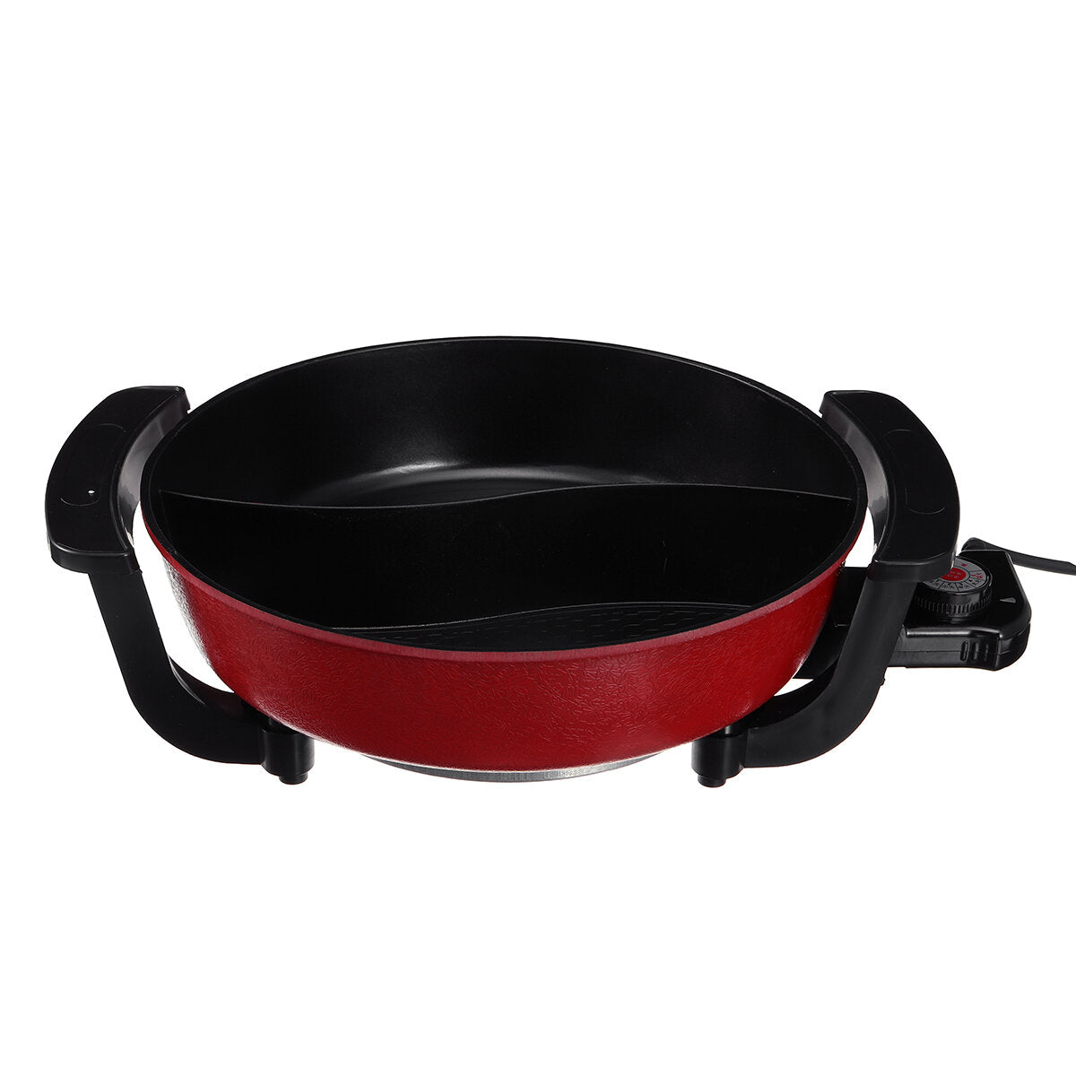 Electric Hot Pot 6L 220V 1360W Pan Frying Grill Oven Cooker Hotpot Cookware