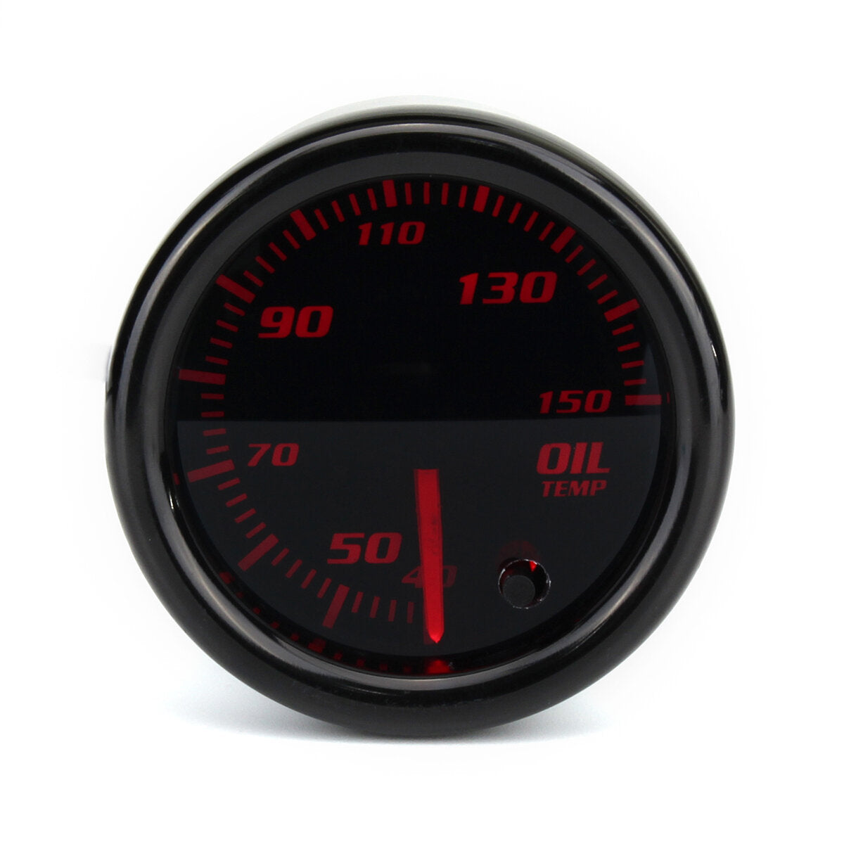 Universal 2'' 52mm 7 Colors LED Oil Temp Temperature Gauge Meter & Sensor 12V