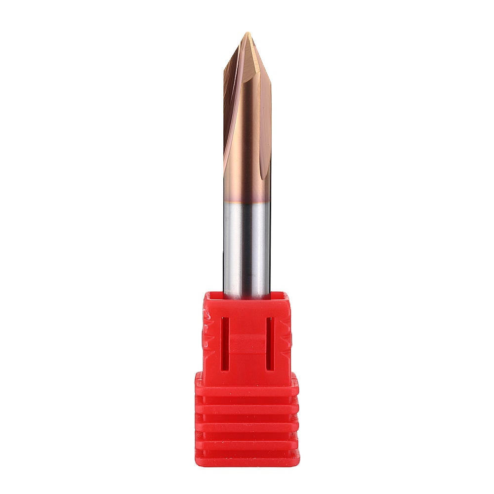 3 Flutes 90 Degree AlTiN Coating Chamfer Mill HRC55 2-8mm Tungsten Steel Milling Cutter