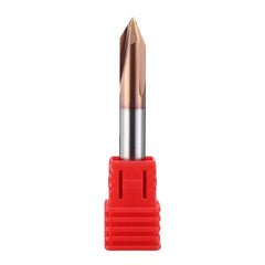 3 Flutes 90 Degree AlTiN Coating Chamfer Mill HRC55 2-8mm Tungsten Steel Milling Cutter
