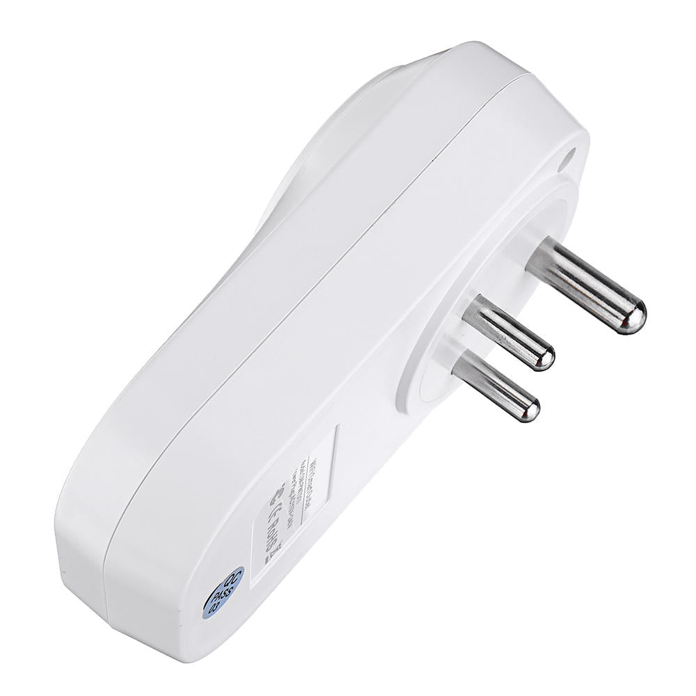 IND Standard Smart Socket Work With Amazon Alexa Voice Control WiFi Smart Socket For South Africa India 240V 10A