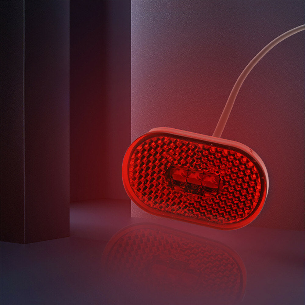 Electric Scooter Taillight Scooter Rear Wing Mud Guard Lamp Brake Warning Light Scooter Accessories