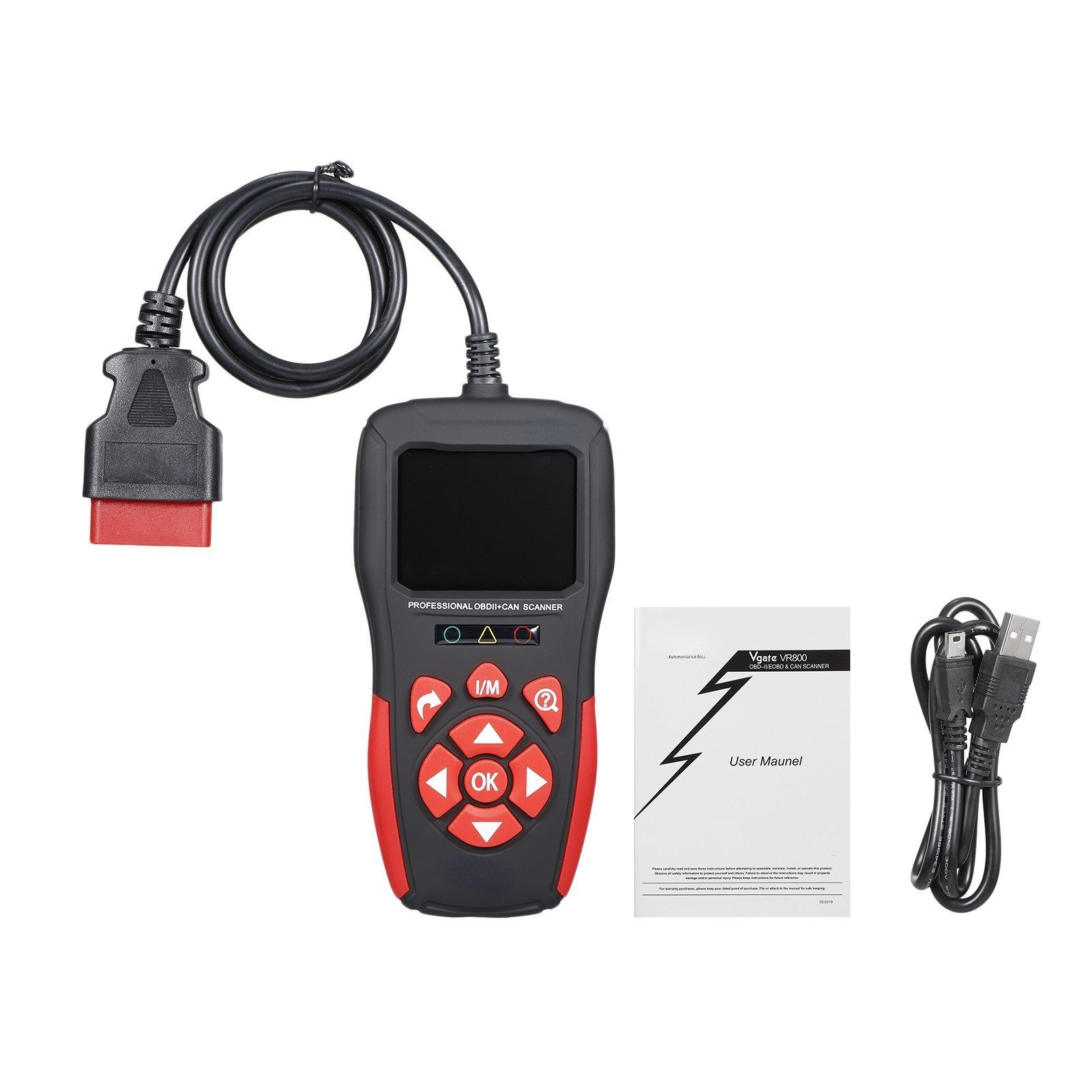 Universal OBDⅡ Fault Code Reader Automotive Diagnostic Tool Car Engine Scanner