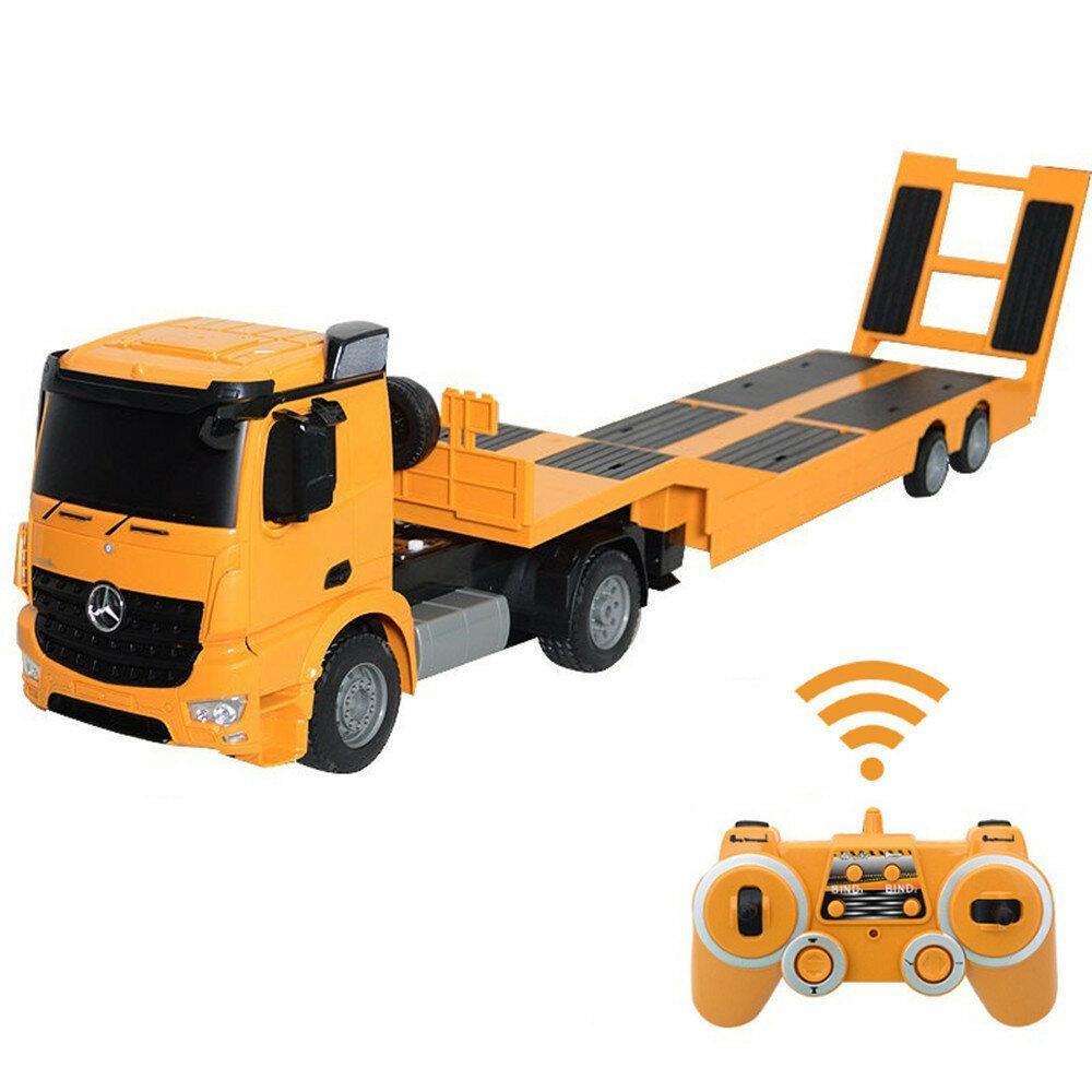 2.4G RC Trailer Tow Truck Enginnering Construction Model