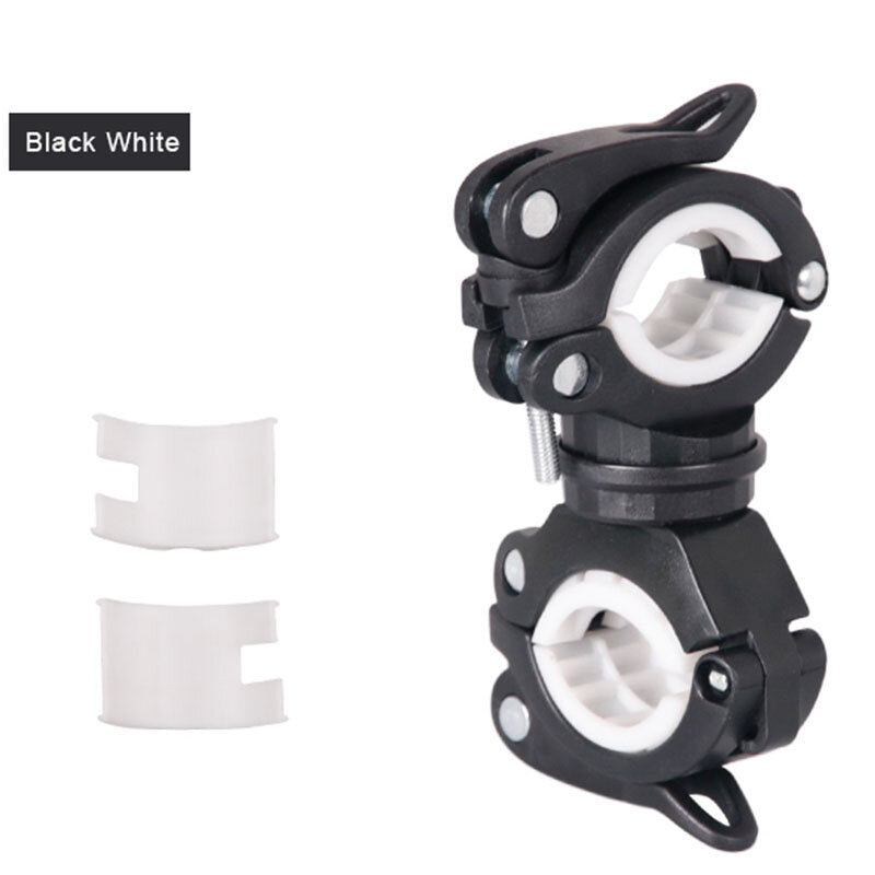 360 Angle Rotation Bike Flashlight Mount Holder Clip Multifunction Light Stand Fixing Stand
