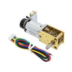 Gear Motor DC 12V Encoding Worm Geared Motor