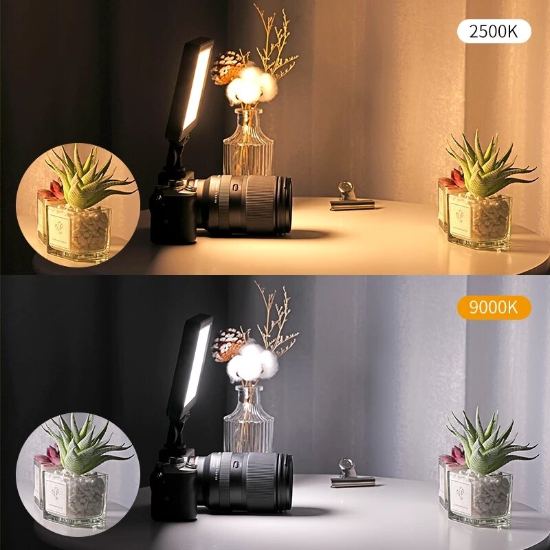Flat Panel Light 2500K-9000K Bi-Color CRI 90+ Soft Lighting with Remote Control LED Video Lamp for Photography Live Broadcast