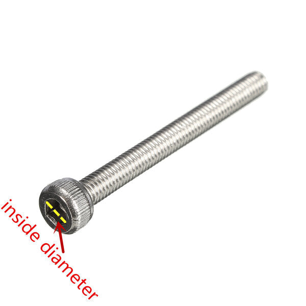 M2/M2.5/M3 Stainless Hex Socket Cap Head Screws Allen bolt Nut Assortment Kit 300pcs